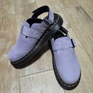 Dr Martens JORGE II TUMBLED NUBUCK LEATHER SLINGBACK MULES Size W7/M6 NWOT